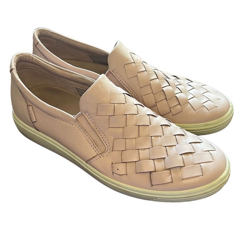 ECCO Soft 7 Woven Slip-On Sneaker sz 9